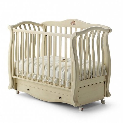 Кроватка Baby Italia  Andrea VIP Lux Glitter Ivory